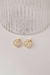 BD486 - Brinco Circulo Cravejado Menina Dourado