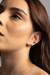 BD498 - Brinco Ear Cuff Coração em Zircônia Dourado - comprar online