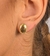 Brinco Oval Médio Dourado - Banhado em Ouro - comprar online