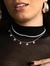 Choker Medalhas Lisa Banhado em Prata - comprar online