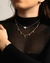 Choker Cristais Azul Turquesa Banhado em Ouro - comprar online