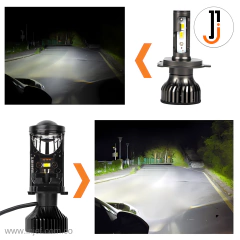 BOMBILLOS MINI PROYECTOR LED Y6 H4 24000 LÚMENES PAR - tienda en línea