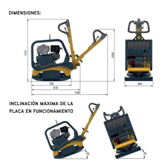 PLACA VIBRATORIA REVERSIBLE TEN 30 ENAR en internet