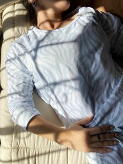 PIJAMA MODAL SOFT PRINT ZEBRA - 2 piezas