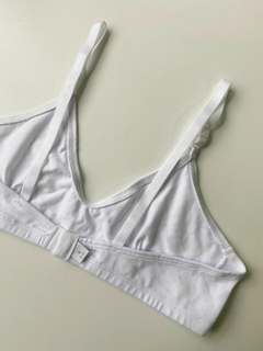 top algodón blanco