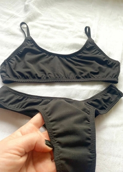 Angela Microfibra Negro - Harmonie.Intimates