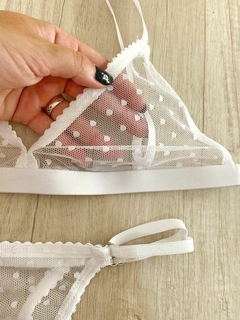 TUL PUNTITO BLANCO - Harmonie.Intimates
