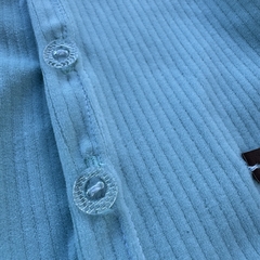 Conjunto plush Aqua con broderie