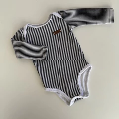 Body rayado NEGRO - comprar online