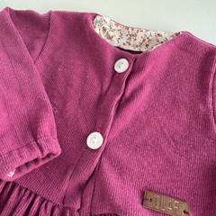 Conjunto morley frisado ciruela - tienda online