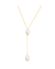 Gravata Duas Pérolas Ouro 18K