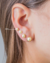 Brinco Rococô 3mm Ouro 18k - comprar online