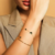 Bracelete Bateia com aro aberto - Moya Joias Online