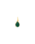 Pingente Gota Agata Verde Ouro 18K