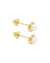 Brinco Rococô 4mm Ouro 18k