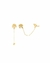 Brinco Piercing pétala caída 18K