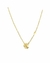 Colar Pétala caída ouro 18k