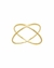 Anel X Ouro 18k
