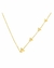 Colar Borboletas ouro 18k