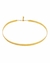 Choker Fita de 5mm de ouro 18k