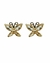 Brinco Borboleta Pedras Naturais G ouro 18k - loja online