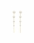 Brinco Pérolas ouro 18k