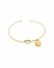 Pulseira Bracelete Nó Ouro 18K