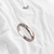 Anillo liso grueso con 1 piedra plateado - comprar en línea