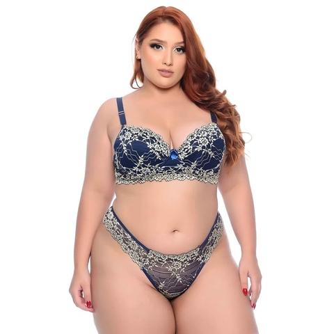 Conjunto Plus Size - Bicolor