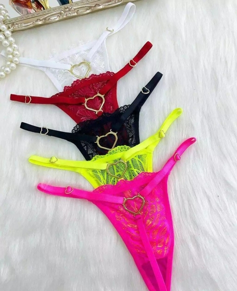 Calcinha Luxo Coração