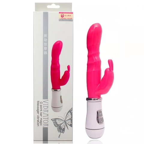 Vibrador Ponto G em Jelly Duplo