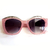 óculos de sol cayo blanco modelo vintage na rosa translúcido com detalhe dourado - comprar online