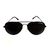 Óculos de Sol Cayo Blanco aviador clássico cb_202071, armação em metal na cor preta com lente preta - comprar online
