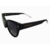 óculos solar cayo blanco | modelo coruja preto brilho - comprar online