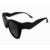 óculos solar cayo blanco | modelo coruja, preto fosco - comprar online