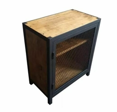 Buro Vime Black Mesh Madera Y Metal - comprar en línea