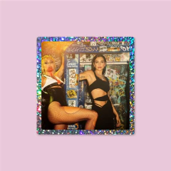 Sticker Dua Lipa & Miley Cyrus