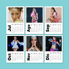 Calendario Tini en internet