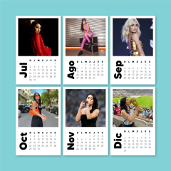 Calendario Lali en internet
