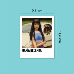 Polaroid María Becerra en internet