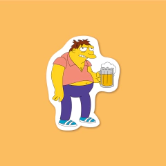Sticker Barney Gómez