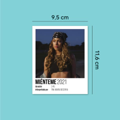Polaroid Miénteme | Tini en internet