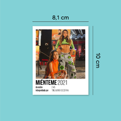 Polaroid Miénteme | Tini & María Becerra - comprar online