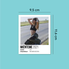 Polaroid Miénteme | Tini en internet