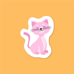 Sticker Gato