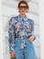CAMISA CHIFFON ESTAMPADA DETALHE LAÇO