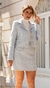 CONJUNTO TWEED BLAZER E SAIA