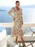 VESTIDO CHIFFON COM ENTREMEIOS - L’amour Paris