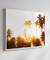 Quadro Decorativo Por do sol e Coqueiros - comprar online