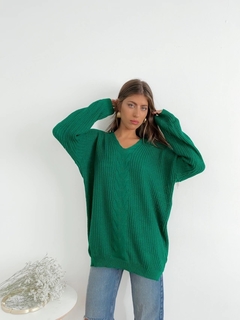 SWEATER LARGO TRENZADO en internet